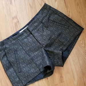 Black & Bronze Art Deco Old Navy NYE Shorts Size 2